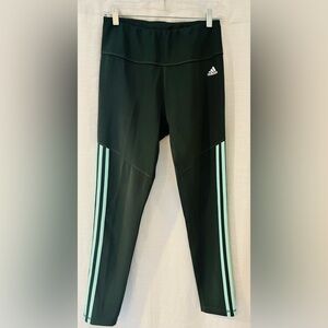 Womens Adidas Teal Cropped Legging
